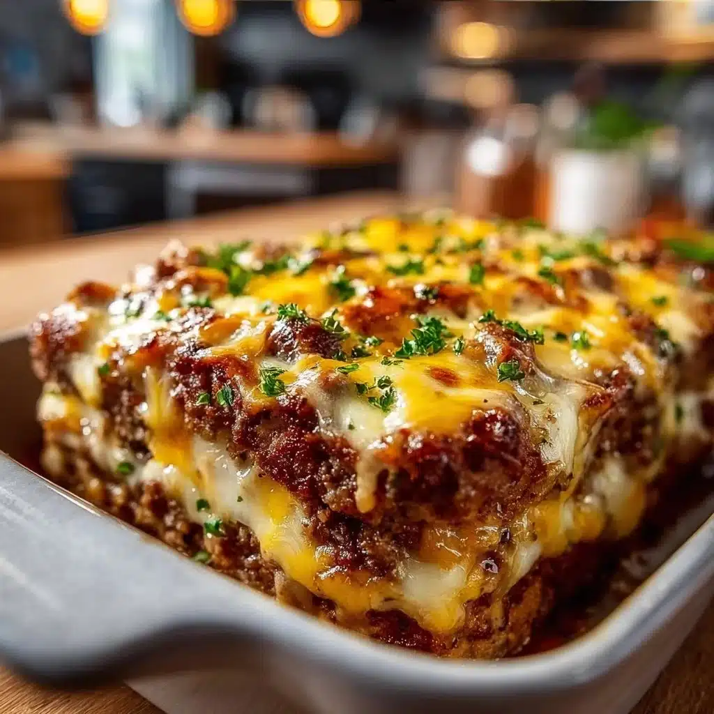 Cheesy Loaded Meatloaf Casserole