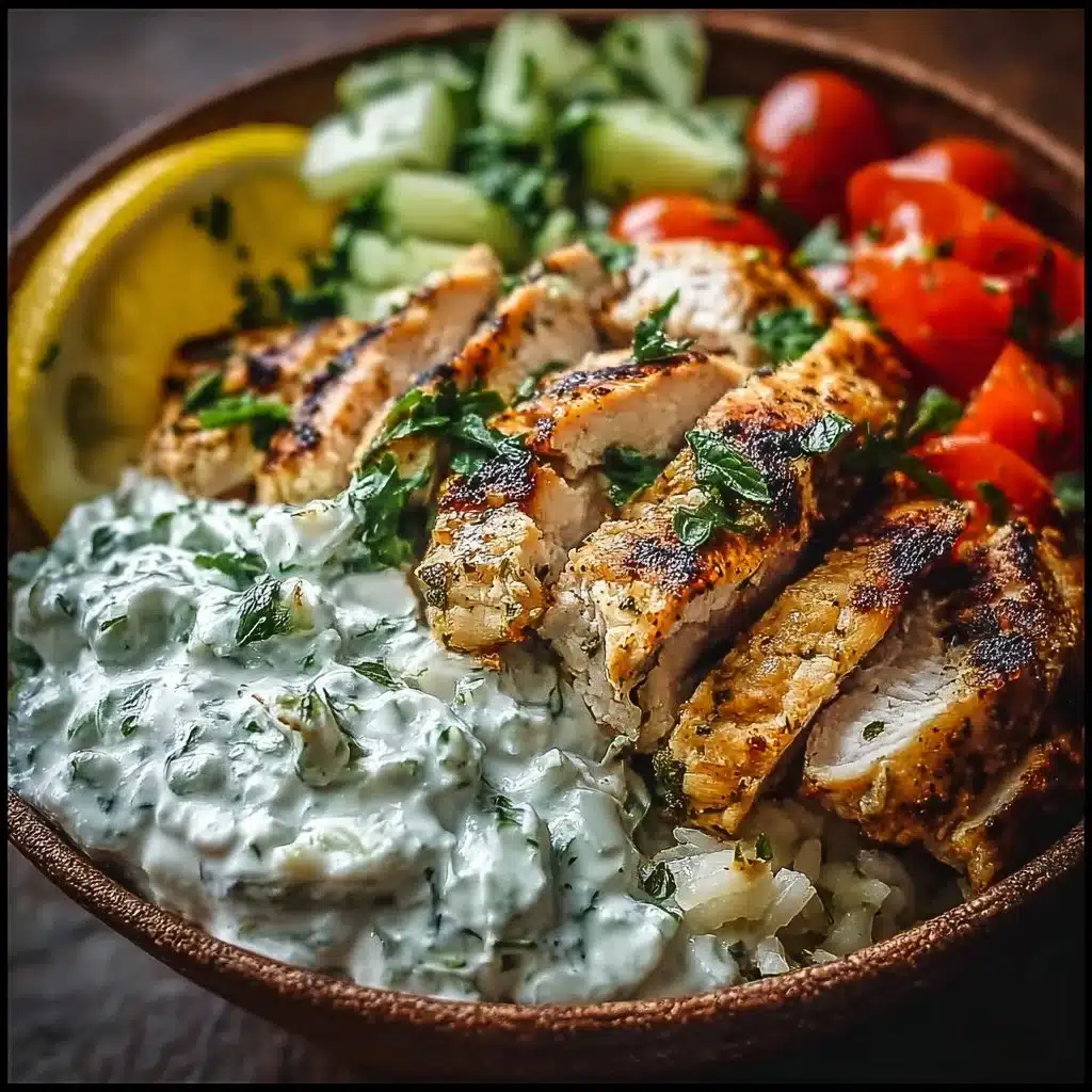 Chicken Tzatziki Bowls