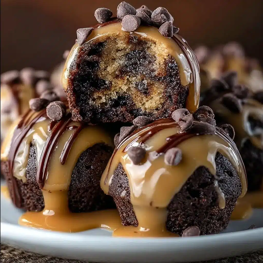 Chocolate Chip Cookie Dough Brownie Bombs Recipe