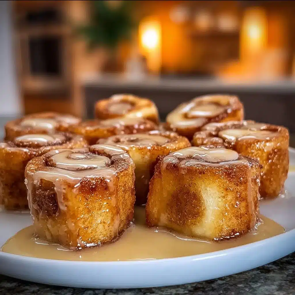 Cinnamon Roll French Toast Bites