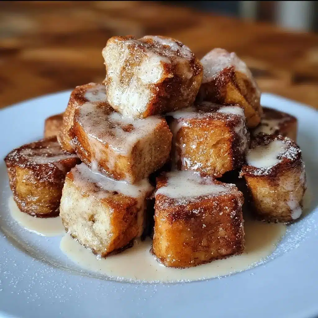 Cinnamon Roll French Toast Bites