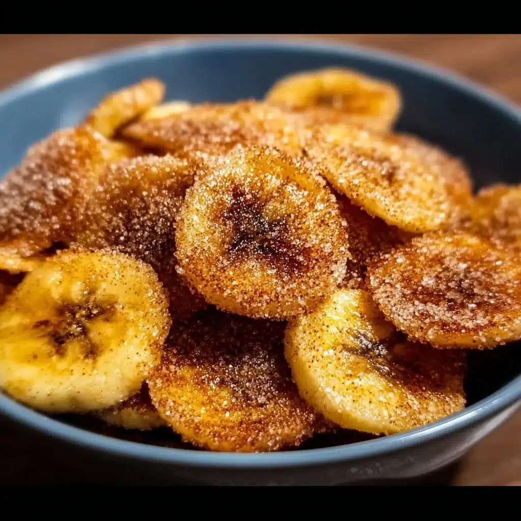 Cinnamon-Sugar Air Fryer Banana Chips