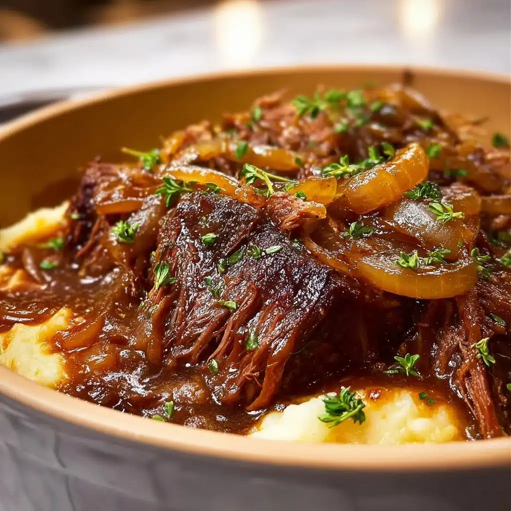 Comforting French Onion Pot Roast