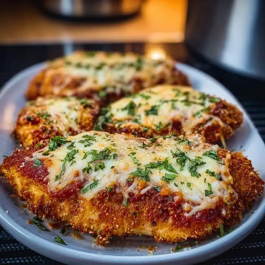 Crispy Air Fryer Chicken Parmesan