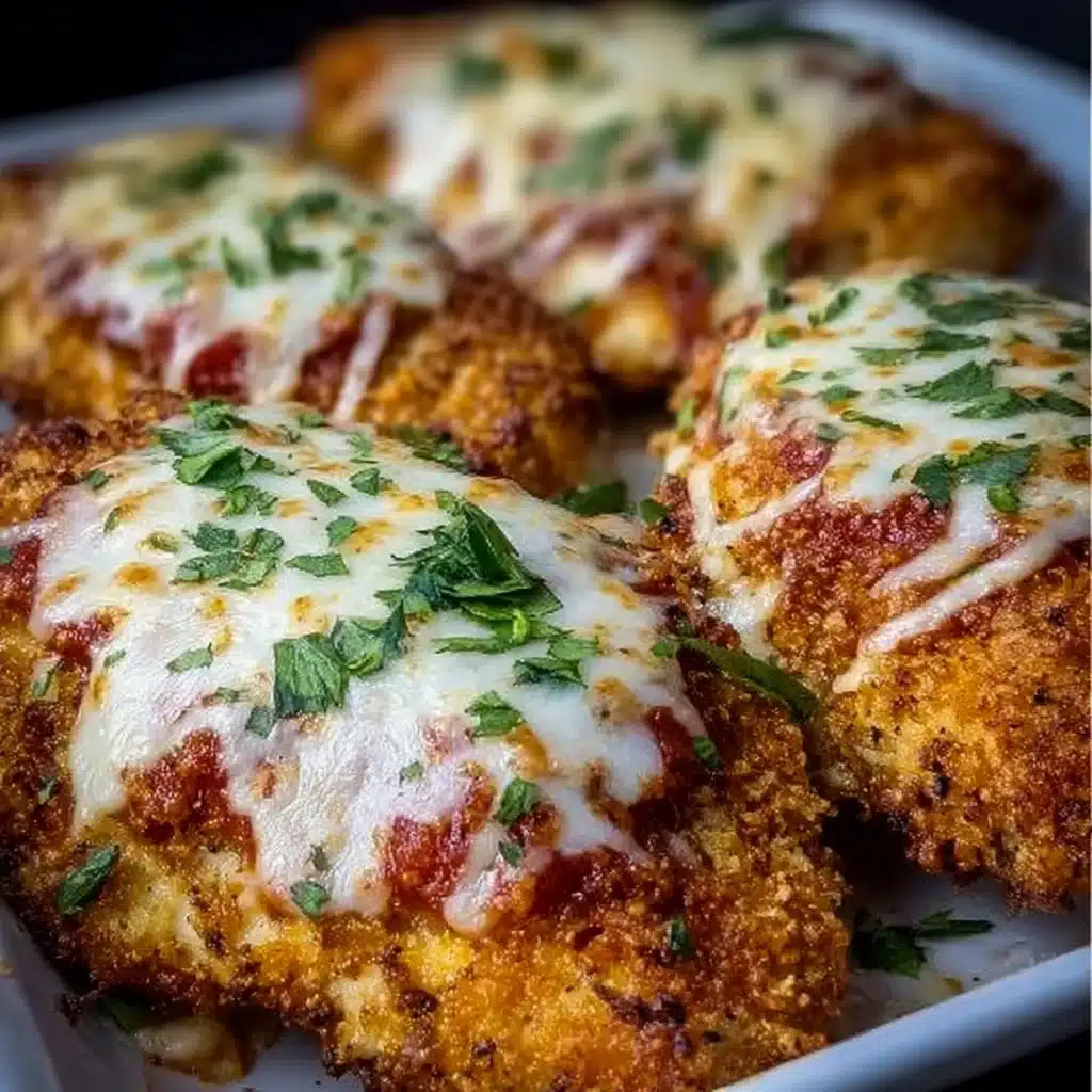 Crispy Air Fryer Chicken Parmesan