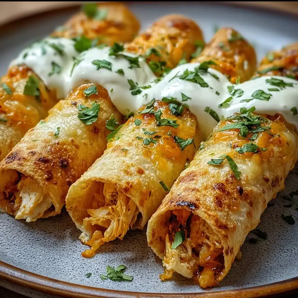 Crispy Chicken Taquitos
