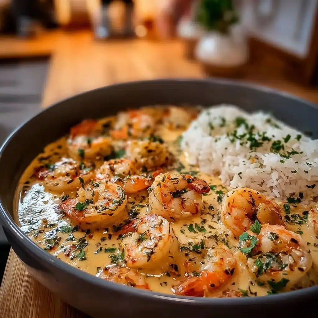 Easy Creamy Garlic Shrimp
