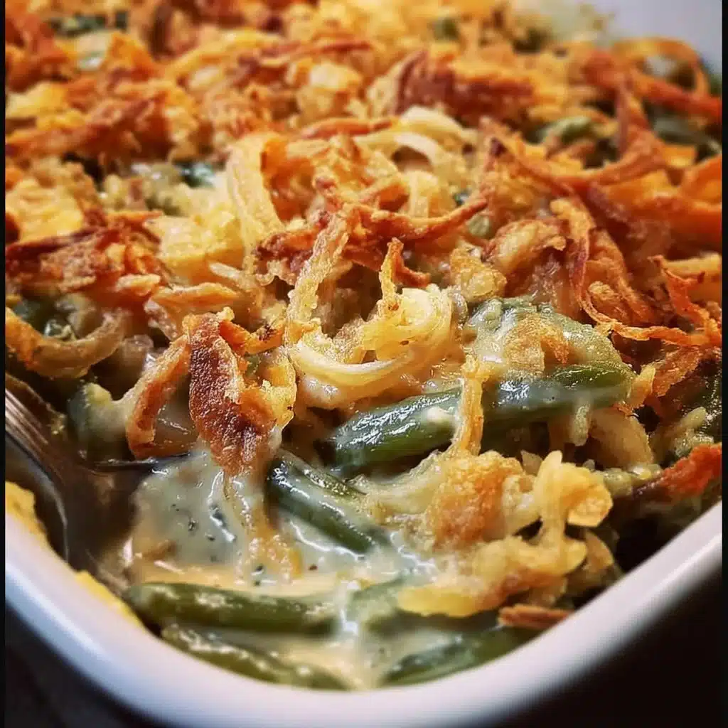 Easy Green Bean Casserole - The Rockstar Mommy