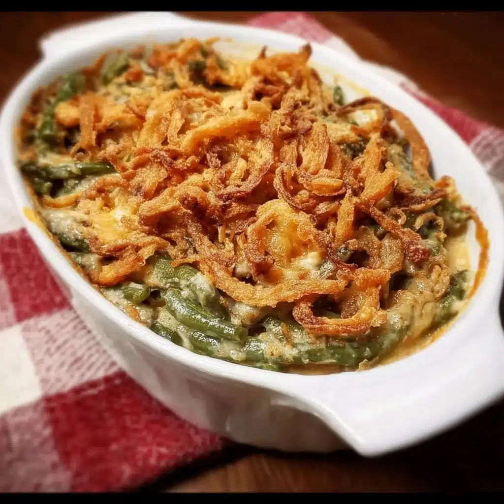 Easy Green Bean Casserole - The Rockstar Mommy