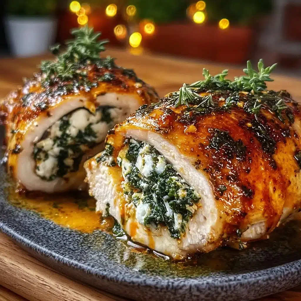 Herbed Ricotta Stuffed Chicken Rolls for a Cozy Dinner Delight