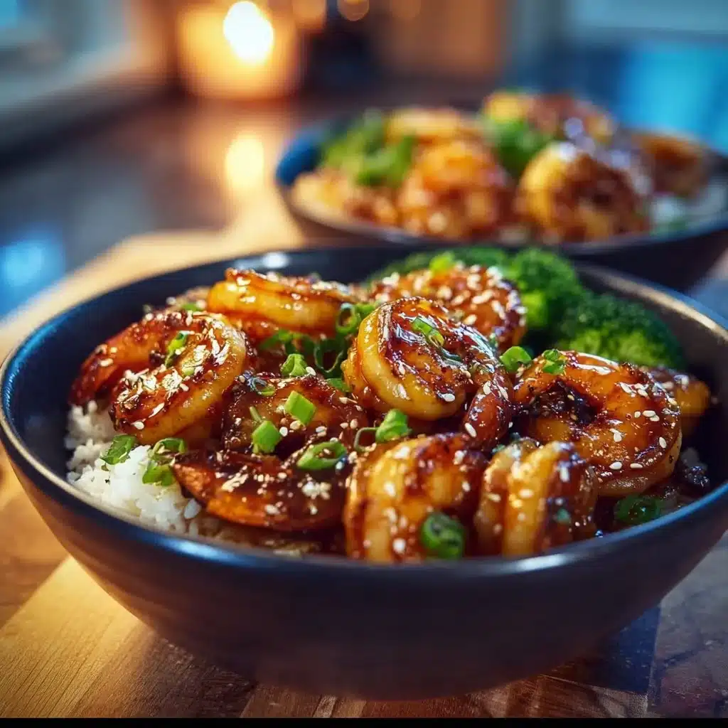 Honey Garlic Shrimp Bowls 5 Honey Garlic Shrimp Bowls