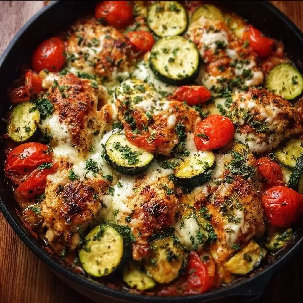 Mediterranean Chicken Zucchini Bake – Healthy, Flavor-Packed Dinner Idea!