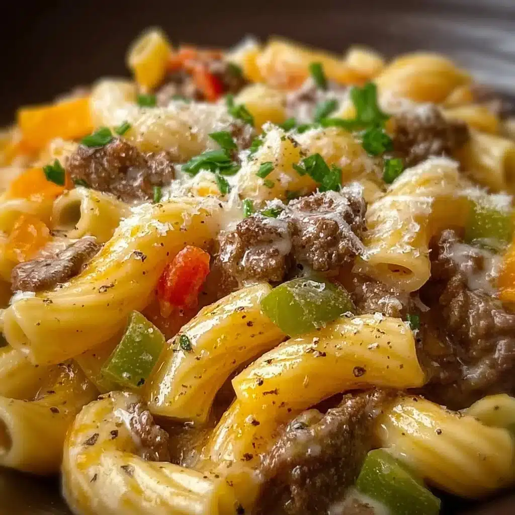 Philly Cheesesteak Pasta