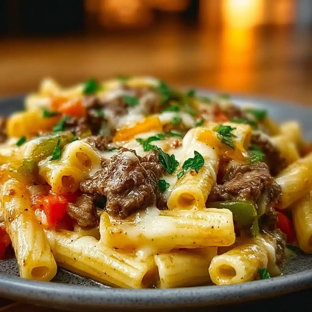 Philly Cheesesteak Pasta