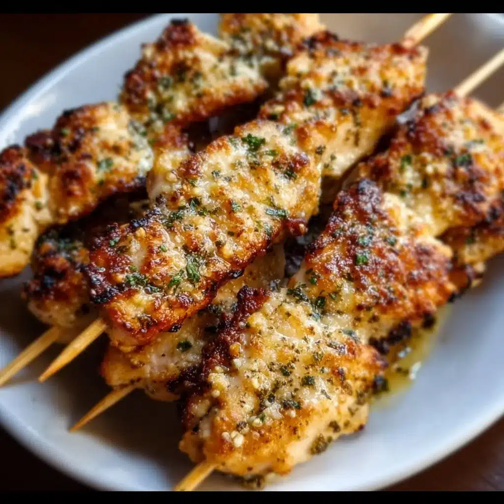 Ranch Garlic Parmesan Chicken Skewers 6 Ranch Garlic Parmesan Chicken Skewers
