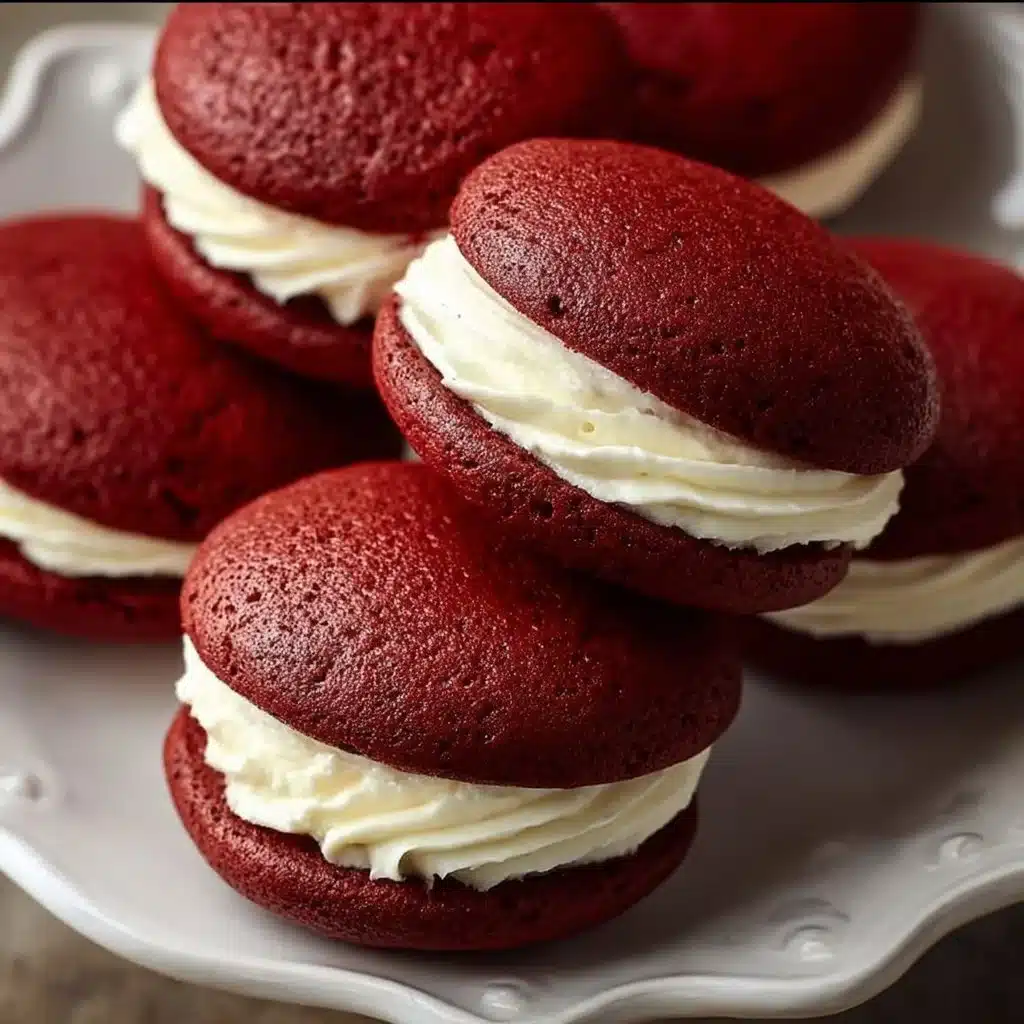 Red Velvet Whoopie Pies