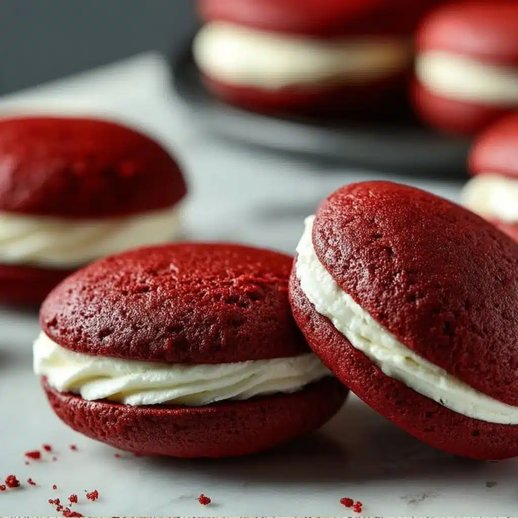 Red Velvet Whoopie Pies