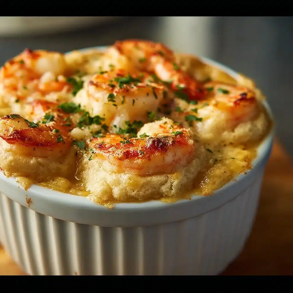 Shrimp & Lobster Cheddar Bay Biscuit Pot Pie