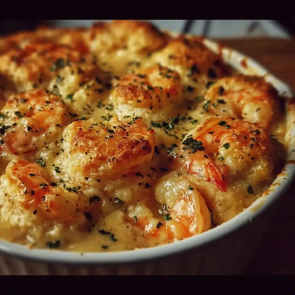 Shrimp & Lobster Cheddar Bay Biscuit Pot Pie