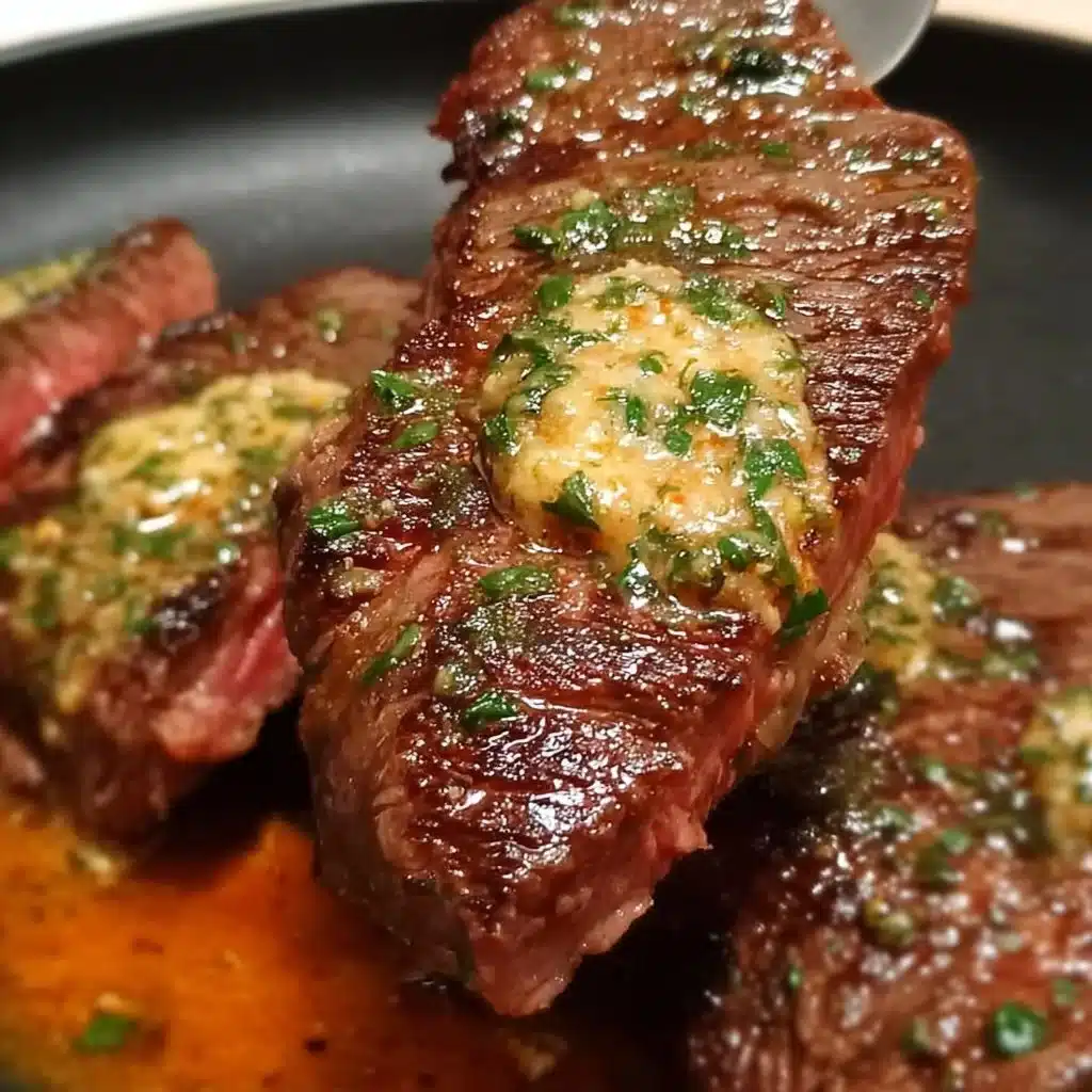 Sizzling Cowboy Butter Steak Recipe