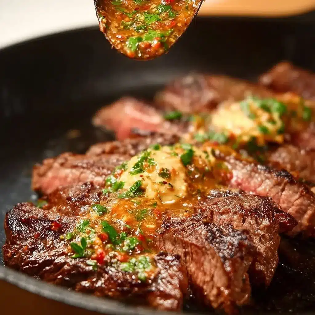 Sizzling Cowboy Butter Steak Recipe