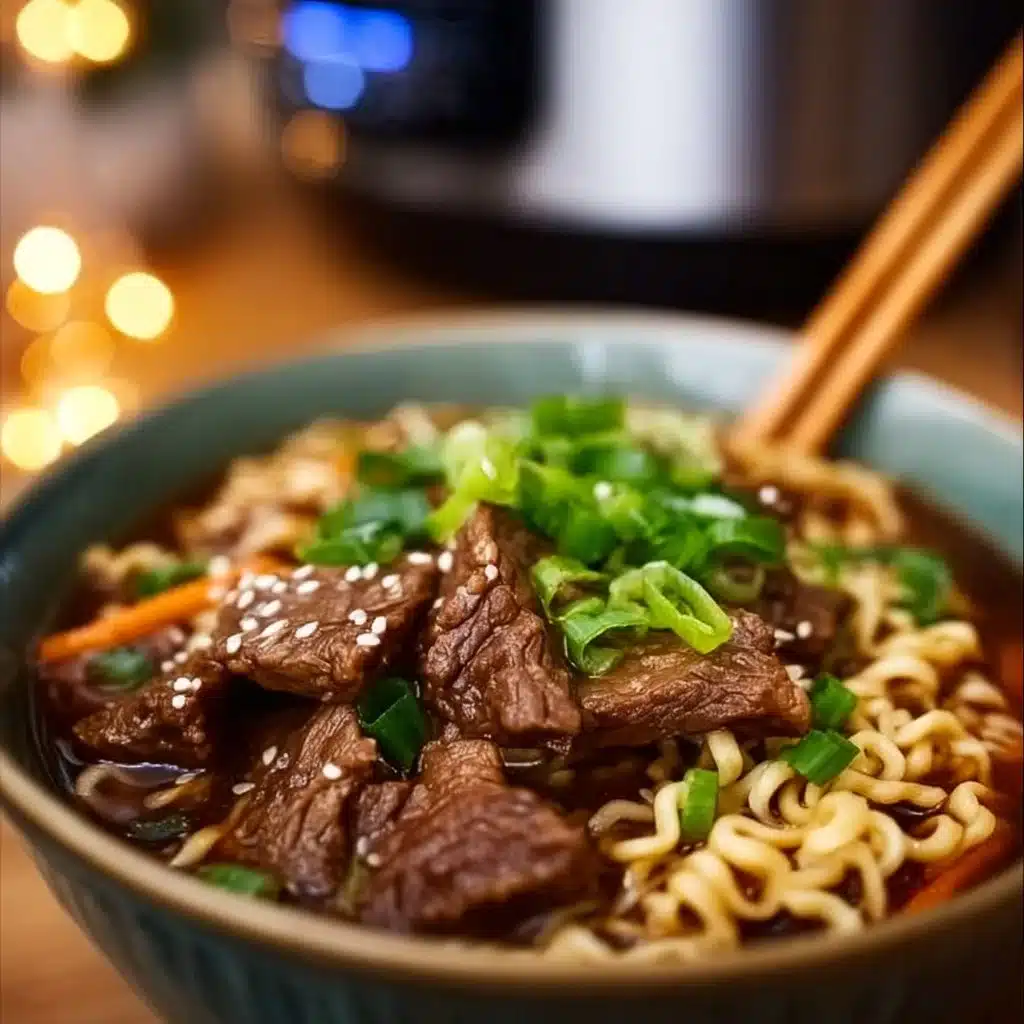 Slow Cooker Beef Ramen Noodles 5 Slow Cooker Beef Ramen Noodles