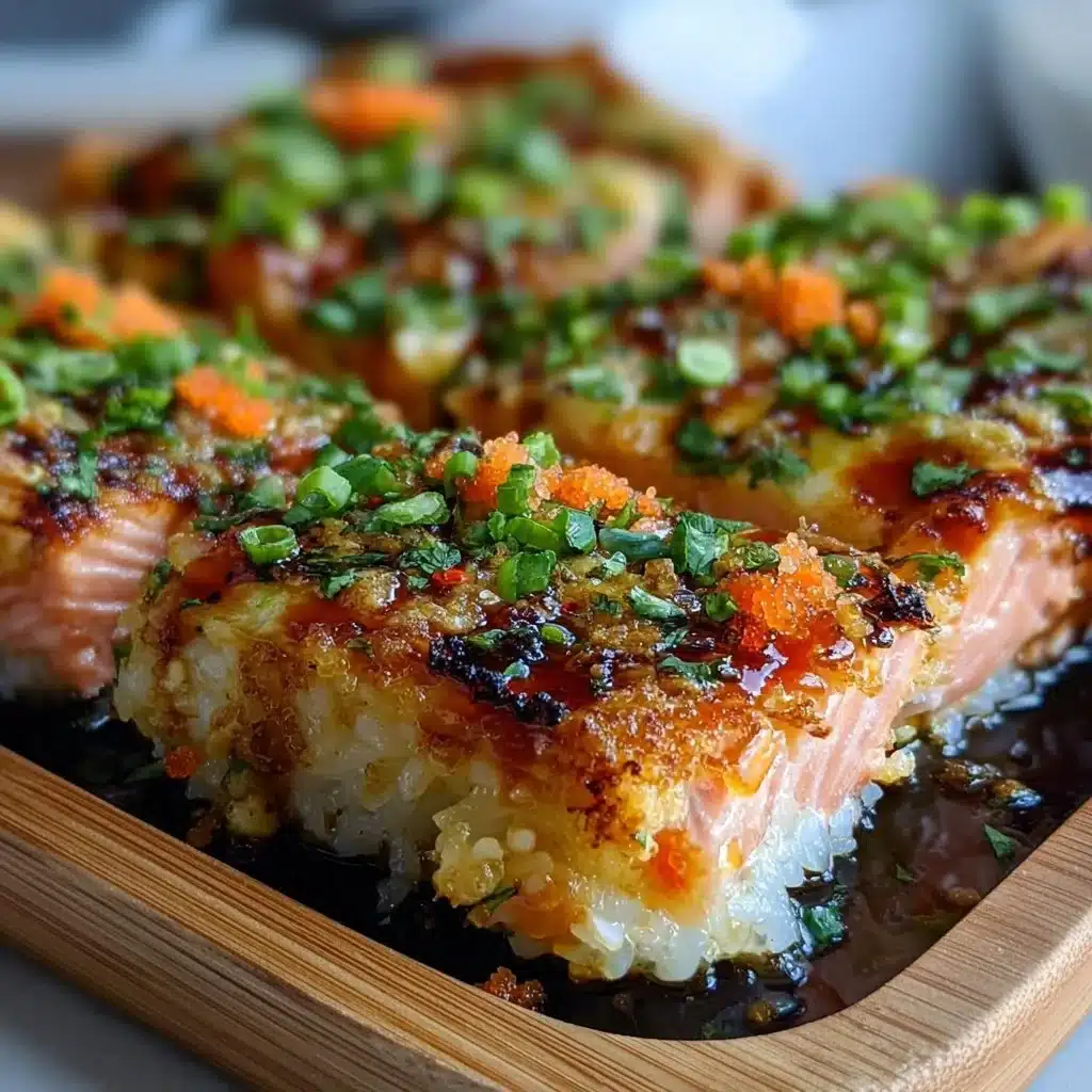 Spicy Salmon Sushi Bake Recipe