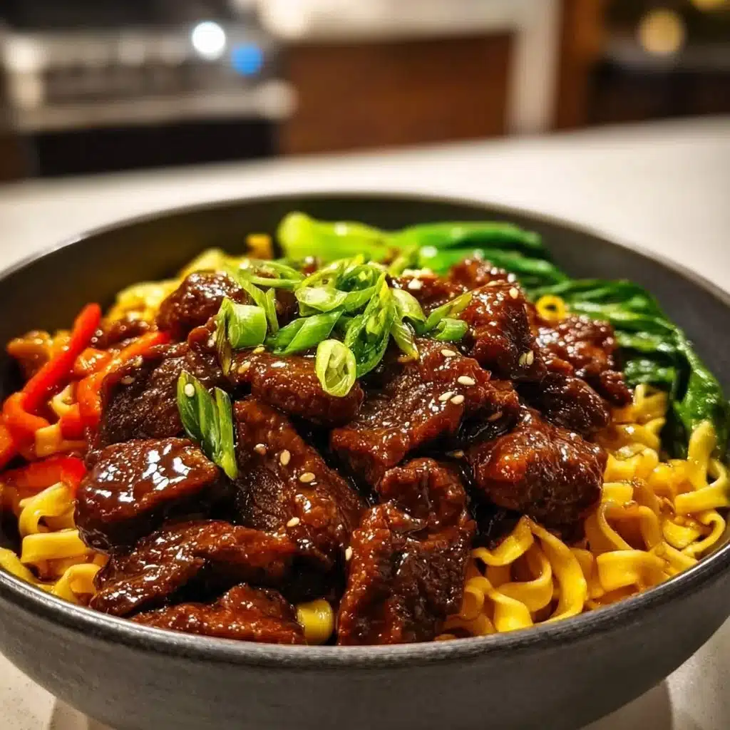 Sticky Beef Noodles