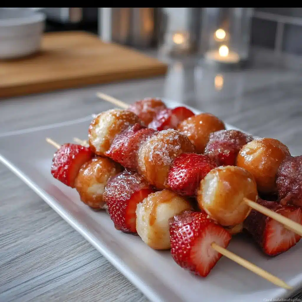 Strawberry and Donut Kabobs