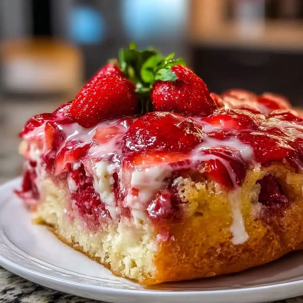 Strawberry Earthquake Cake - Unbelievably Easy Showstopper Dessert