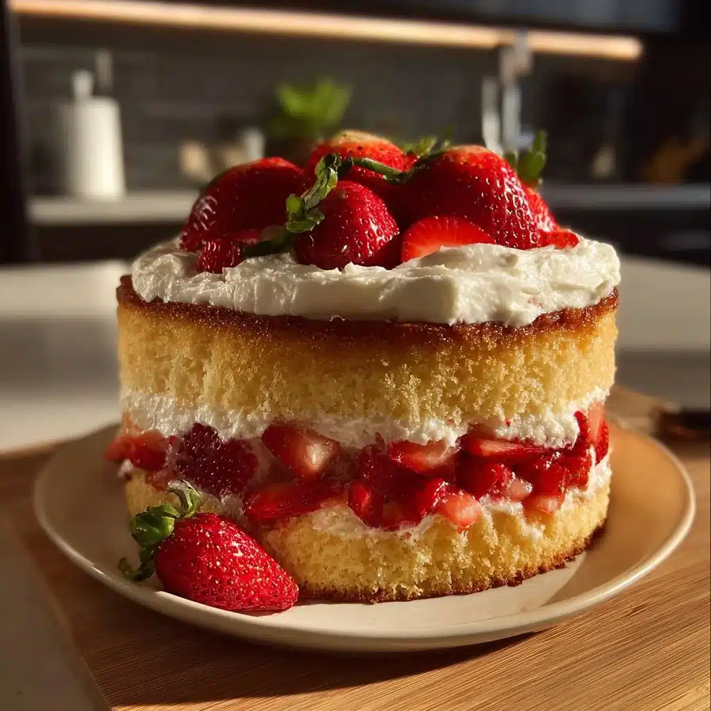 Strawberry Shortcake Cake
