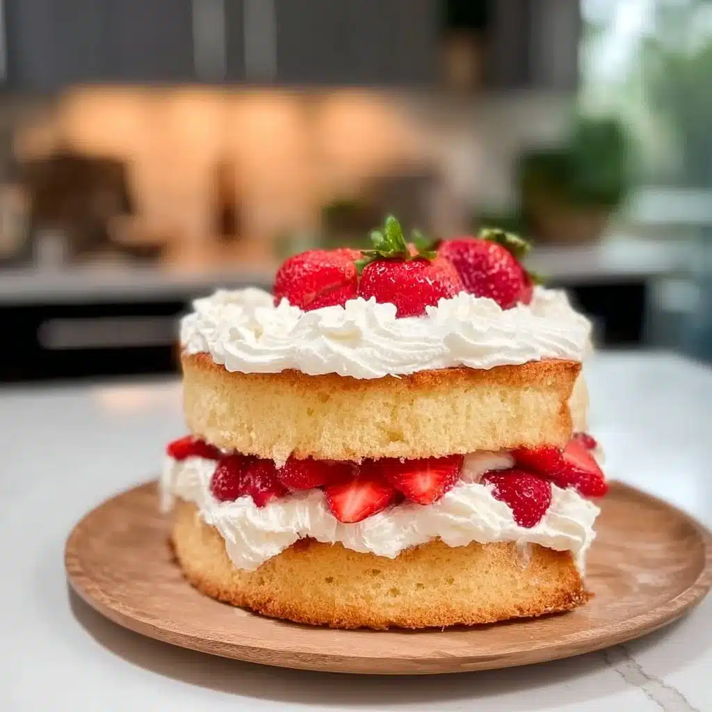 Strawberry Shortcake with Pound Cake