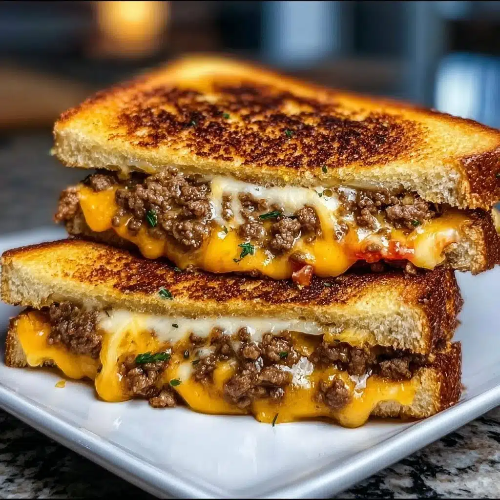 Ultimate Cheesy Ground Beef Melt