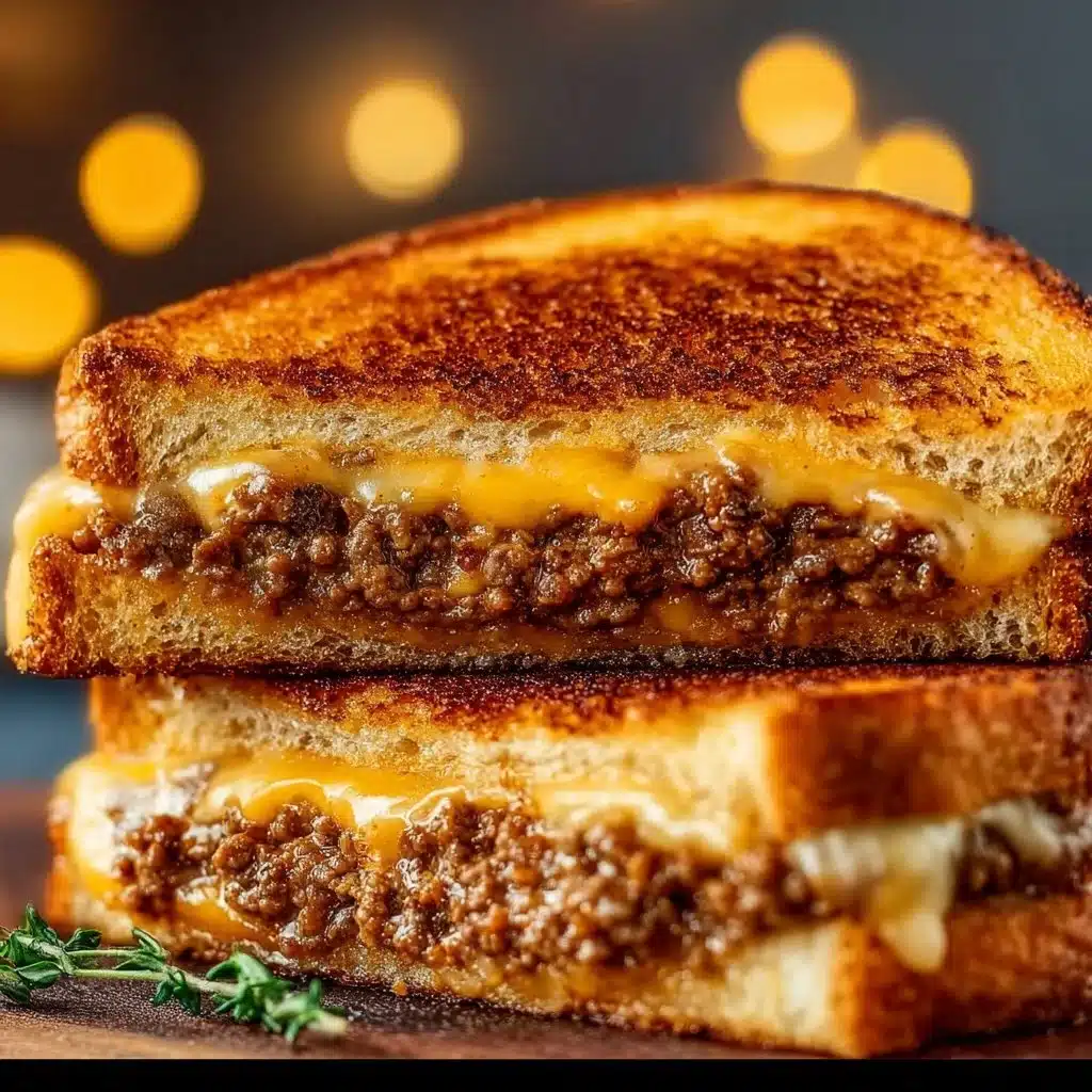 Ultimate Cheesy Ground Beef Melt
