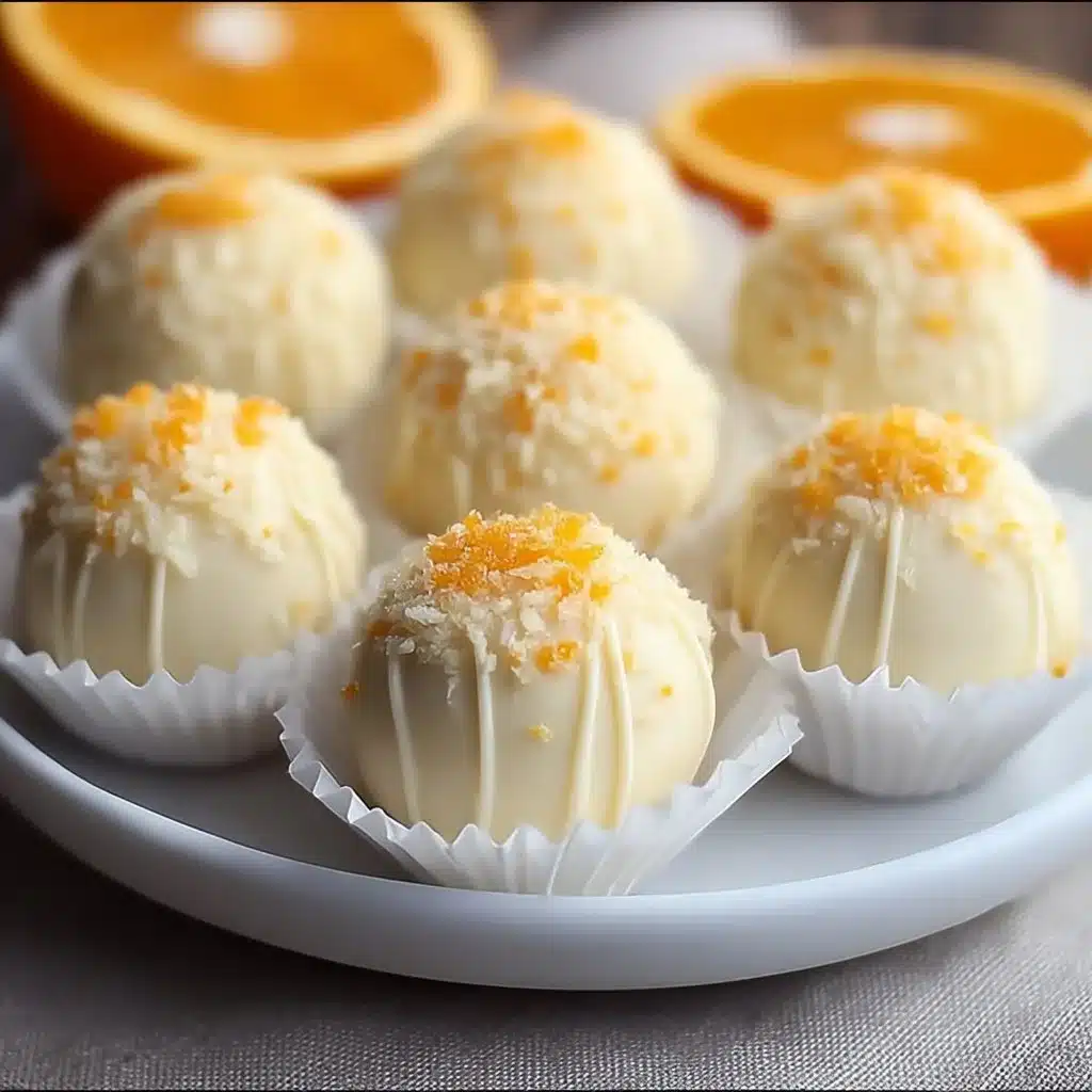 White Chocolate Orange Truffles