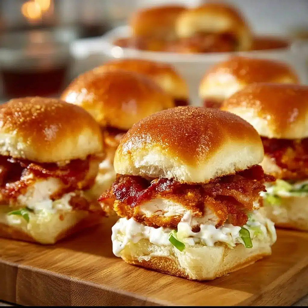 Chicken Bacon Ranch Sliders 5 Chicken Bacon Ranch Sliders