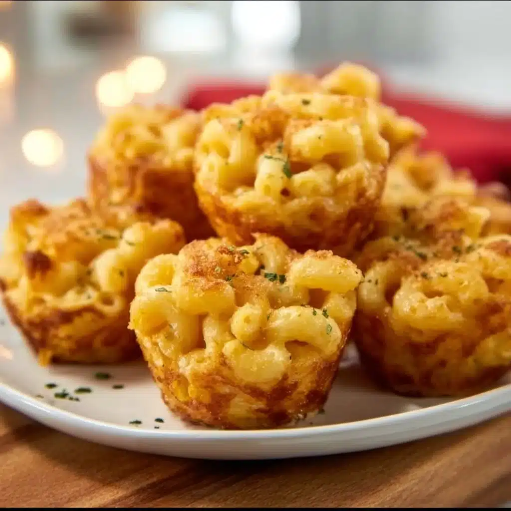 Mini Macaroni and Cheese Bites