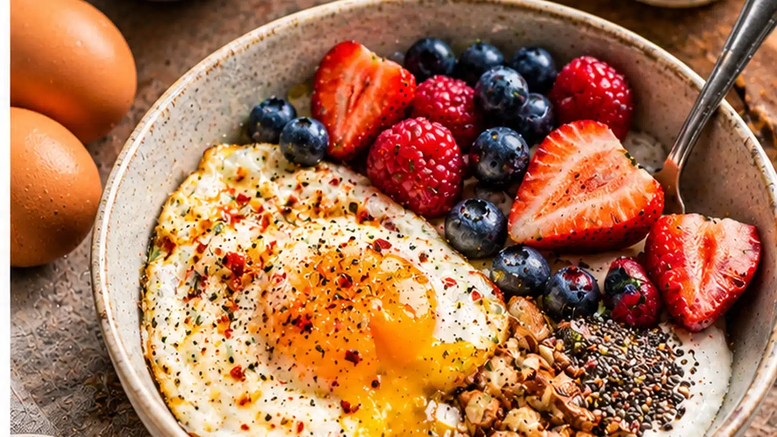 40g Protein Breakfast 5 40g Protein Breakfast preparation and serving view