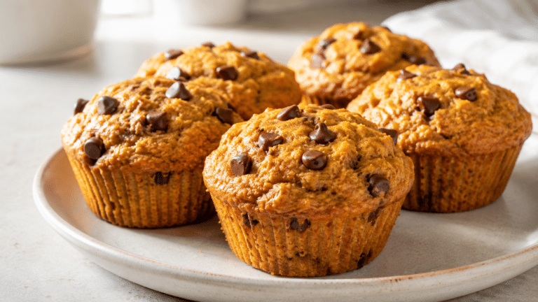 High Protein Cottage Cheese Pumpkin Muffins recipe