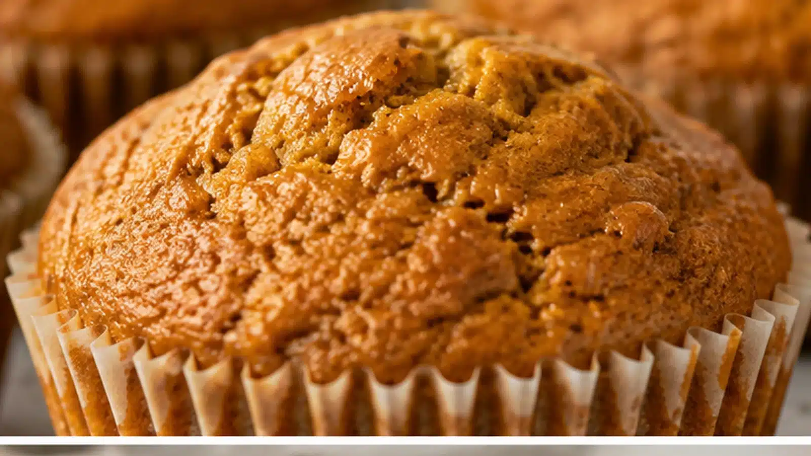 Greek Yogurt Pumpkin Muffins preparation and serving view