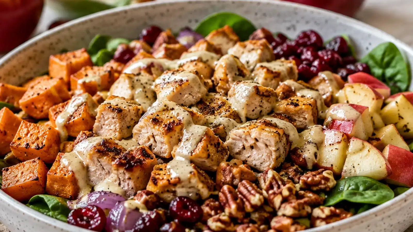 Healthy Chicken Harvest Bowl
