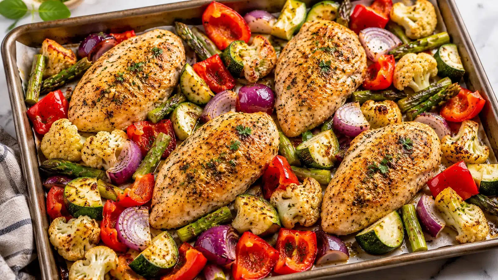 Healthy Sheet Pan Chicken