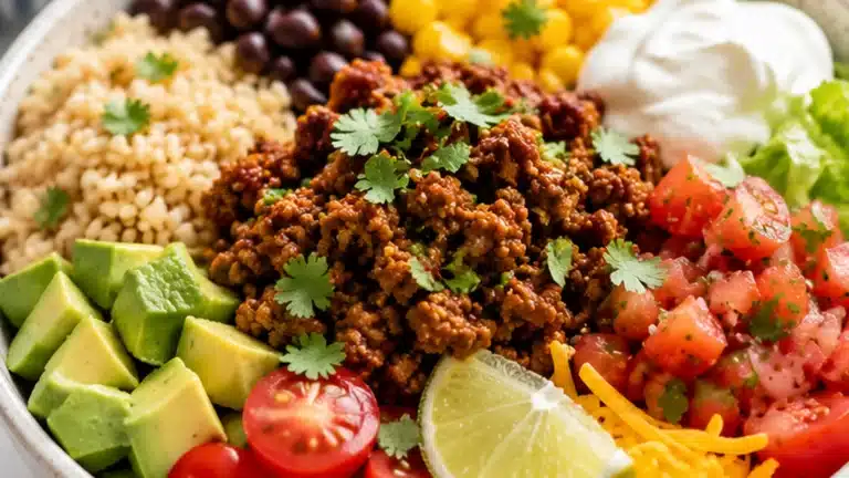 Healthy Taco Bowl recipe