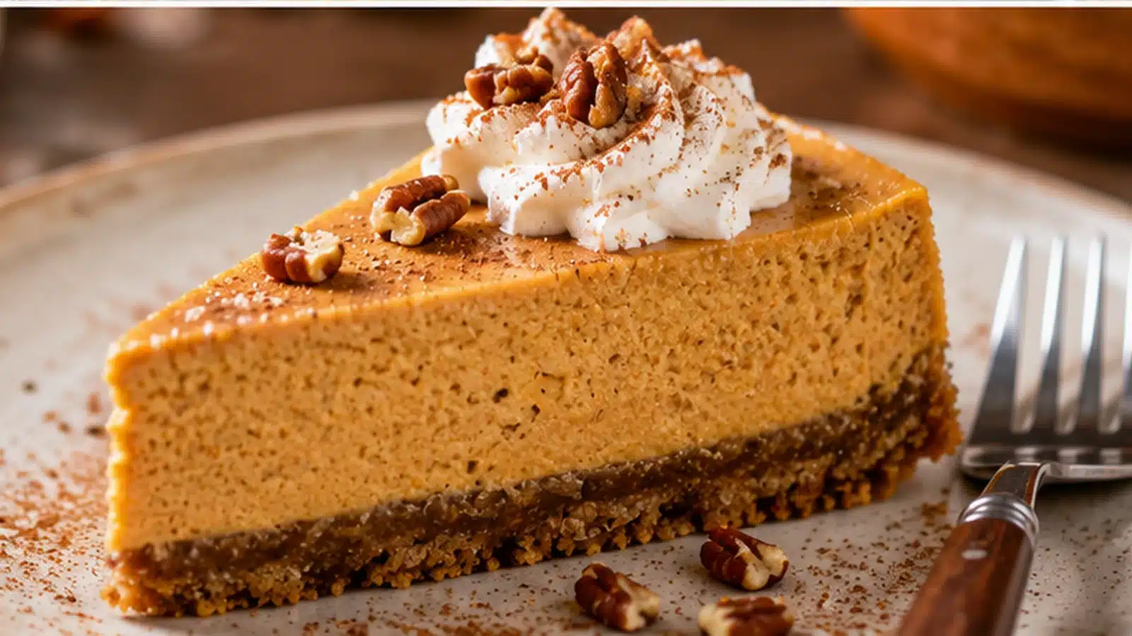 Keto Pumpkin Cheesecake