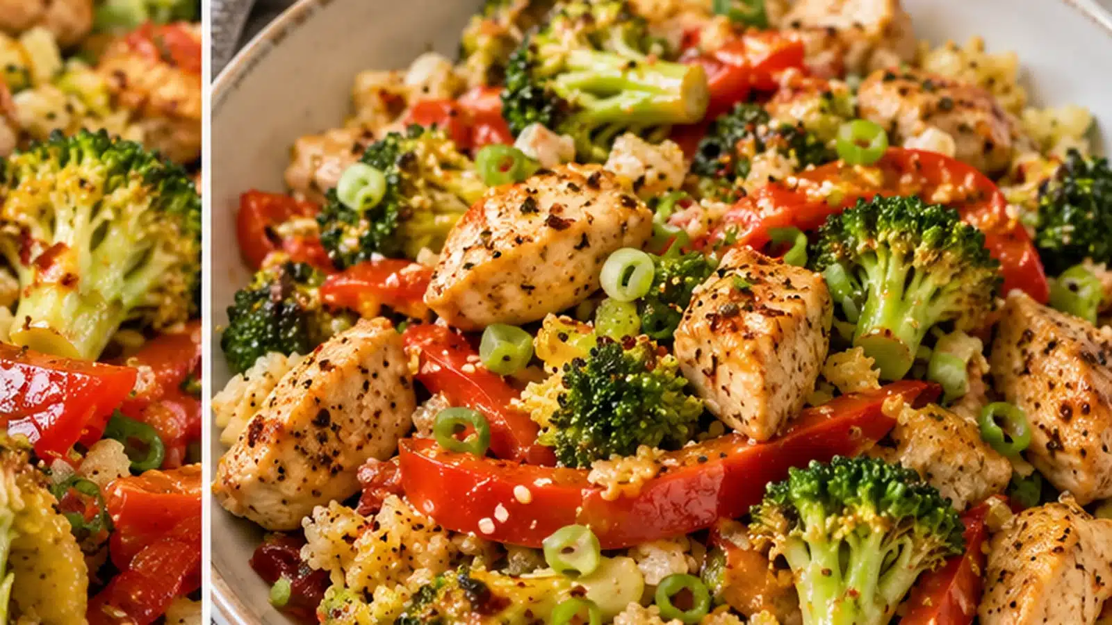 Low Carb Chicken Dinner 5 Low Carb Chicken Dinner preparation and serving view