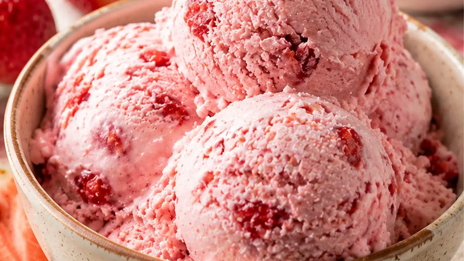 Strawberry Ice Cream Recipe